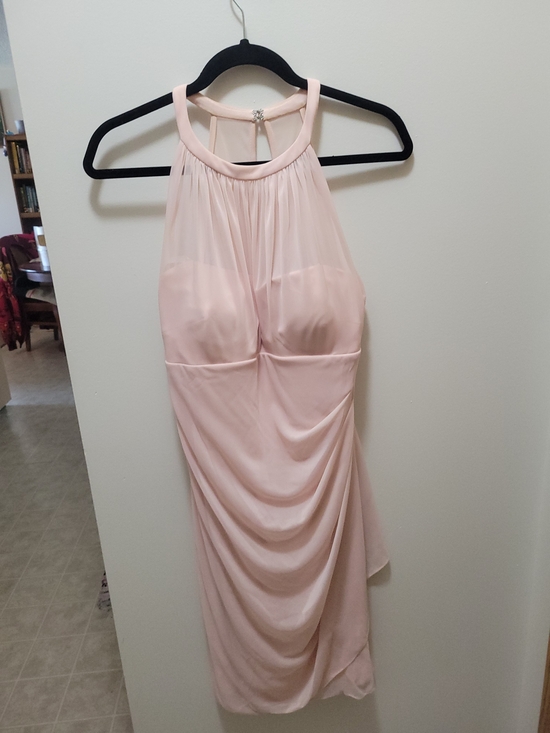 David's Bridal Dresses & Skirts - David's Bridal Blush Pink Polyester Dress
